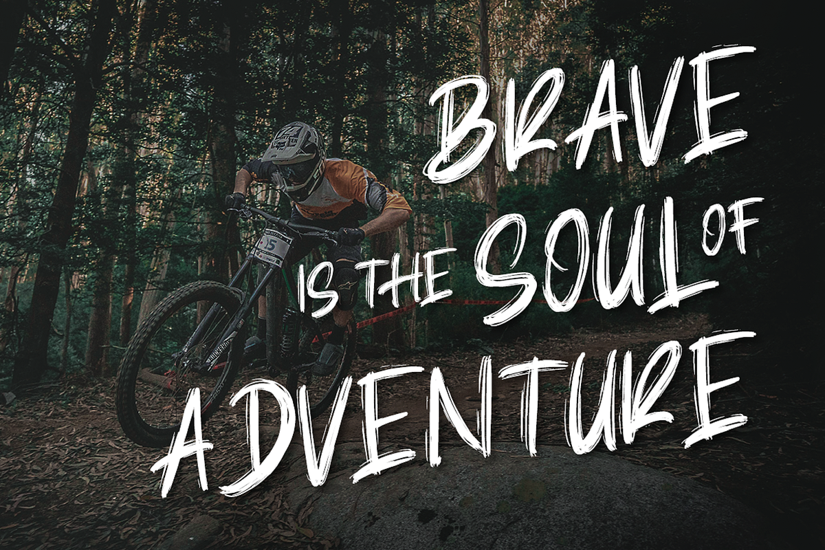 Script Brush Font, a Script Font by Graphue (Photo 10 of 12)