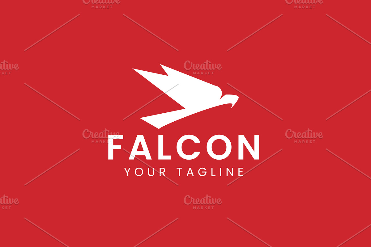 falcon logo vector icon illustration, a Branding & Logo Template by Dyn Studio