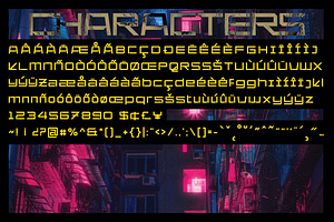 Klase - Cyberpunk Font