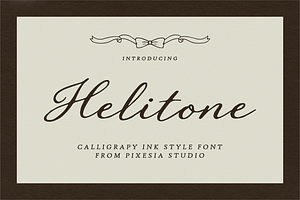 Helitone Elegant Calligraphy Script