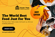 Restaurant Facebook Ad Banners, a Social Media Template by 3djagan (Thumbnail 3 of 9)