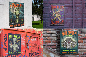 Spooky Halloween Poster Collection