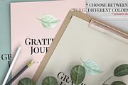 Gratitude Journal -(GREEN Printable), a Brochure Template by Her creative details (Thumbnail 4 of 4)