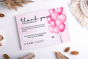 Balloon Business Thank You Card, a Card Template by Snapybiz (Thumbnail 1 of 9)