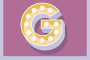 Illustration of flat lamp alphabet 3, an Object Graphic by popskraft (Thumbnail 6 of 6)