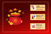Lunar New Year Illustration Pack, a Seasonal Illustration by Loin Studio (Thumbnail 2 of 3)