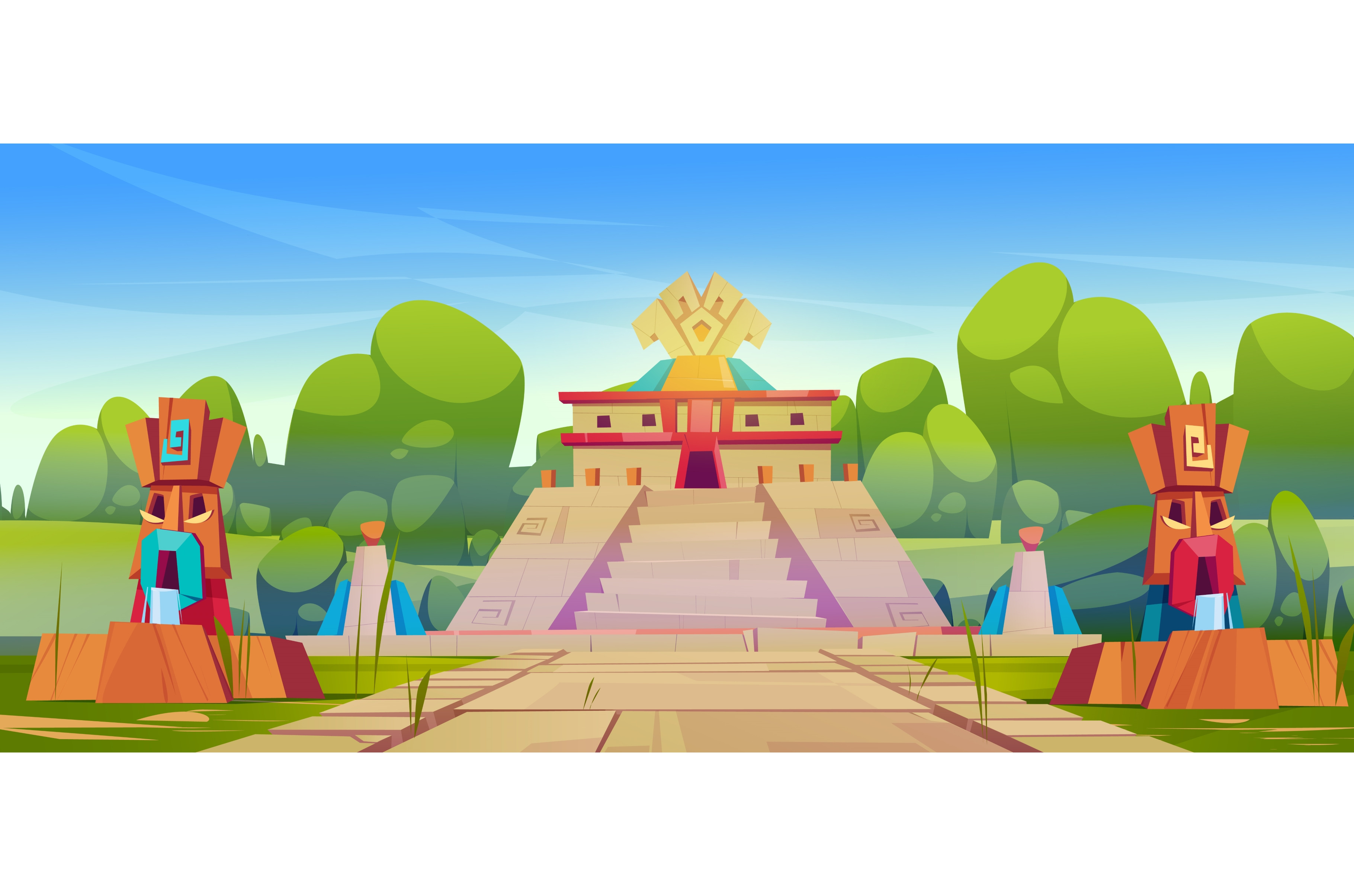 Aztec Pyramid Temple:  Secrets Of The Gods Unveiled - gmn3njx