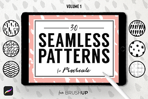 Seamless Patterns for Procreate (1)