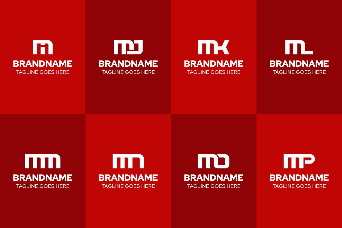 Letters MI MJ MK ML MM MN MO MP Logo, a Branding & Logo Template by Pray Art Design Studio (Photo 2 of 2)