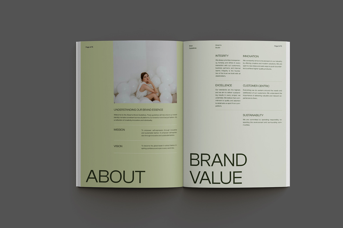 Brand Guidelines, a Stationery Template by Neermana (Photo 4 of 10)