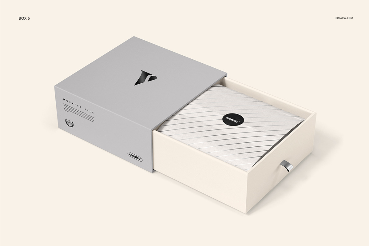 Gift Boxes and Bags Mockup Set, a Packaging Mockup by creatsy2 (Photo 15 of 25)
