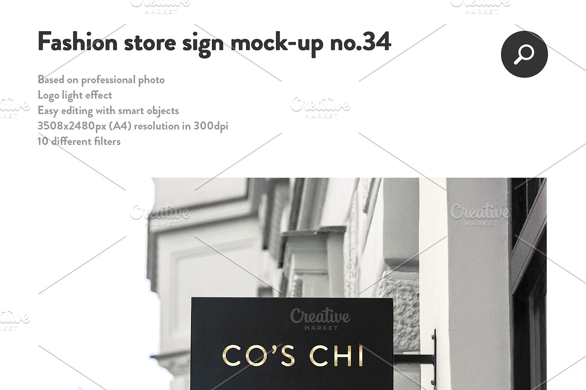 50 sign facade signboard logo mock, a Product Mockup by PrintPixel (Photo 36 of 53)