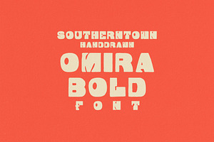 Omira- Hand-Drawn Typeface