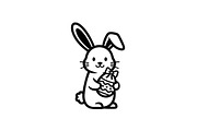 Easter Bunny Vector Bundle, an Illustration by Designs_River (Thumbnail 25 of 51)