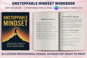 Unstoppable Mindset Workbook, a Templates & Theme by Book2bees (Thumbnail 1 of 4)