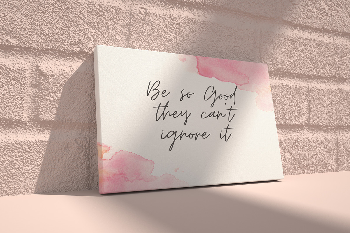 Canvas Mockups Set, a Print Template by StyleMockups (Photo 3 of 10)