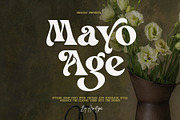 Mayo Age - Modern Vintage Serif Font, a Serif Font by Airotype (Thumbnail 1 of 13)