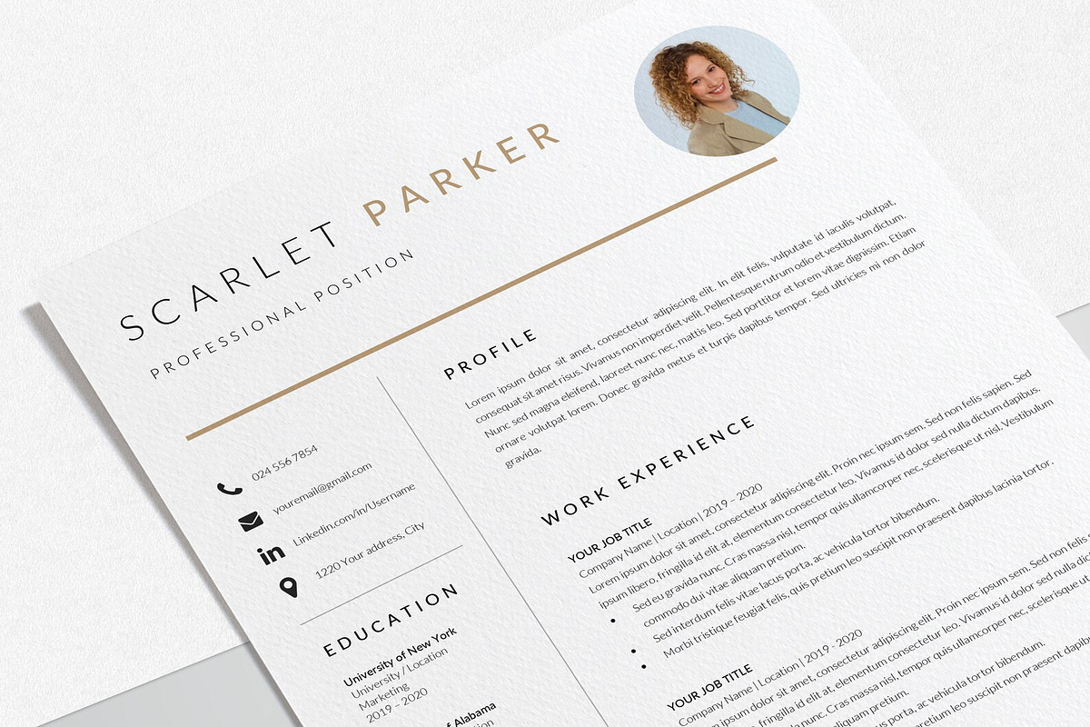 Resume Template Creative, a Resume Template by LucaTheme (Photo 7 of 10)