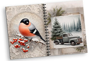 Winter Forest Junk Journal 12 Pages, a Seasonal Illustration by GalaDesign03 (Thumbnail 6 of 6)