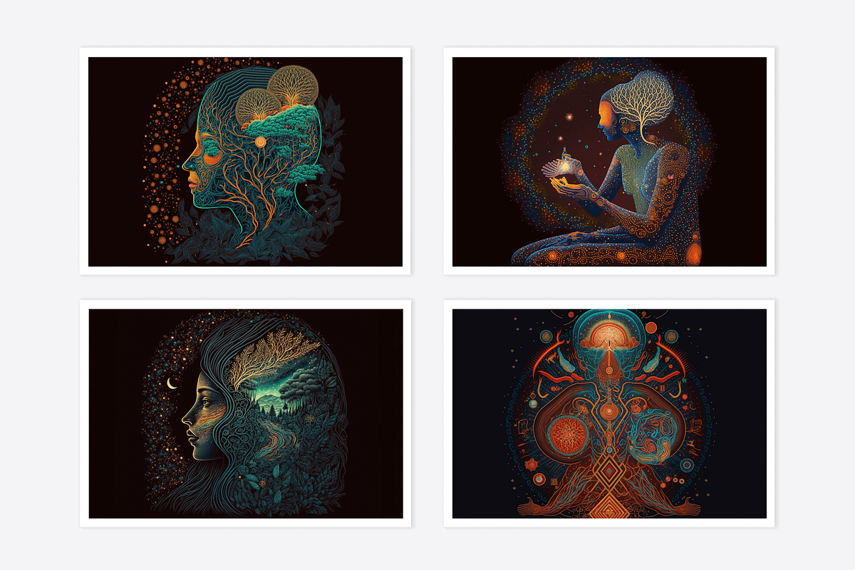 Sham Collection · Shaman Art, a Person Illustration by milatovar (Photo 17 of 18)
