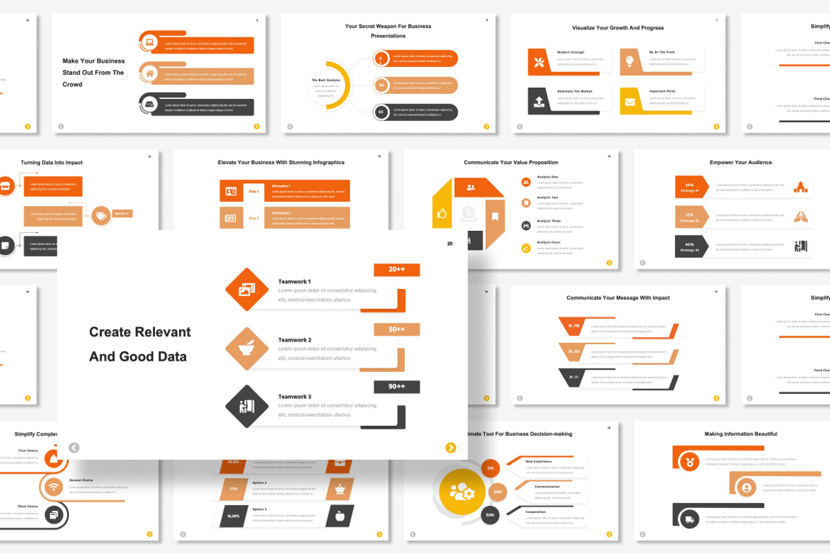 List Infographic Keynote, a Presentation Template by Antstheme (Photo 3 of 3)