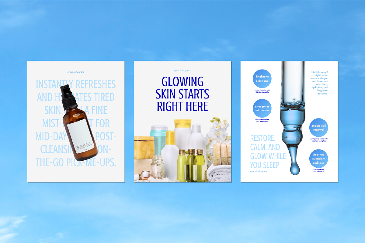 FRESH-Beauty Instagram Canva Templates preview 8
