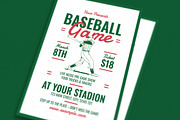 Retro Baseball Game Event Flyer, a Flyer Template by Guuver (Thumbnail 2 of 3)