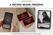 Elegant Monogram Logo Kit | Canva, a Branding & Logo Template by BrandhavenStudio (Thumbnail 2 of 9)