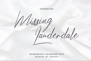 Missing Lauderdale - Handwritten