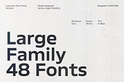 Profa; 48 Sans Serif Fonts, a Sans Serif Font by Eko Bimantara (Thumbnail 3 of 11)