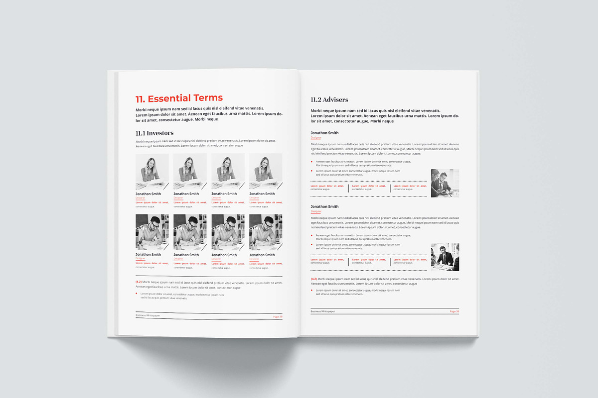 White Paper 42 Pages, a Brochure Template by obayes (Photo 22 of 28)
