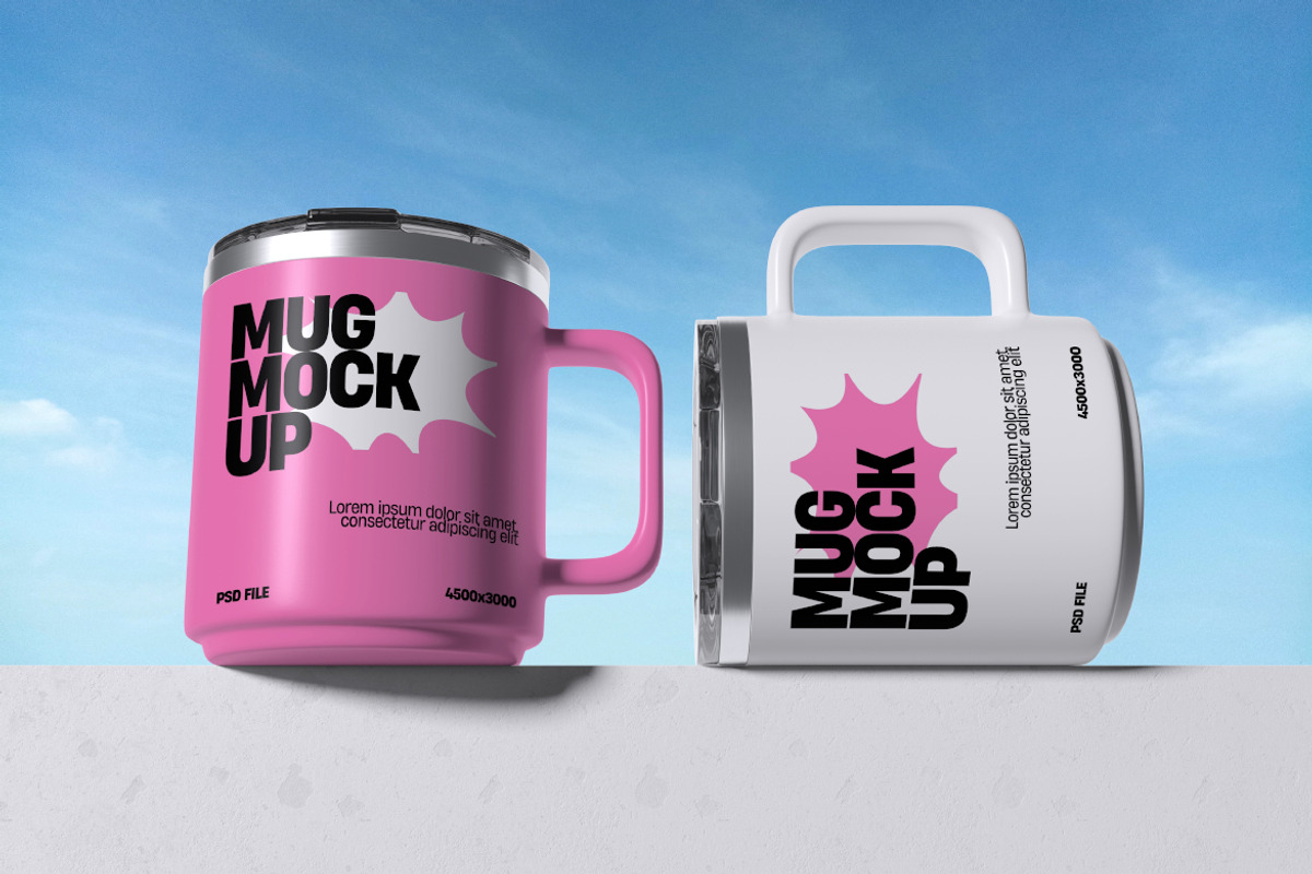 Mug Mockup Bundle Set, a Merchandise Mockup by Rielismee (Photo 5 of 5)