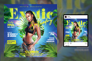Summer Party Flyer Template, a Flyer Template by Hotpin (Thumbnail 2 of 2)