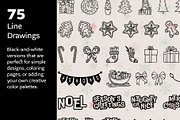 Hand-Drawn Christmas Illustrations, a Seasonal Illustration by cugypress (Thumbnail 5 of 10)