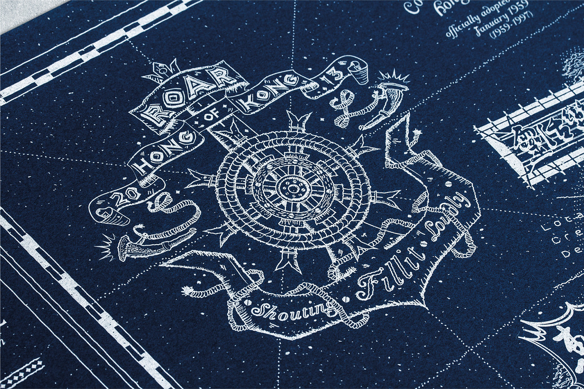 Hong Kong Map Illustration, a Work Illustration by Fundamental Studio (Photo 3 of 12)