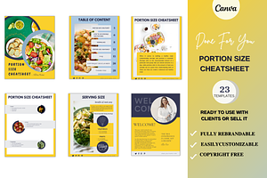 Portion Size Cheatsheet