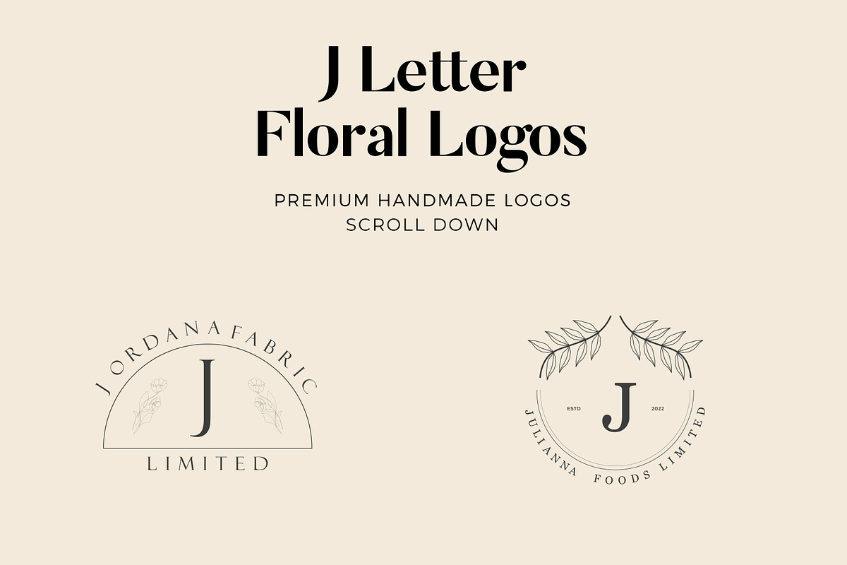 520 A to Z Floral Logos Bundle, a Branding & Logo Template by AN Productions (Photo 73 of 223)