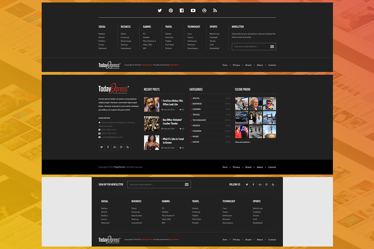 TodayExpress – Magazine WP Theme, a WordPress Template by EngoCreative.com (Photo 5 of 5)