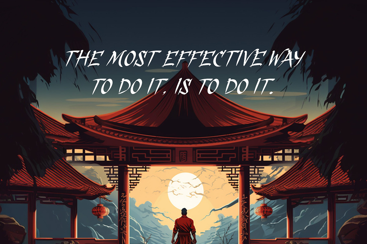 Kungfu Brush, a Symbol Font by Ditatype (Photo 3 of 10)