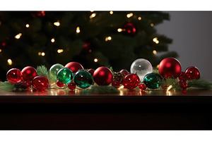 centerpiece red and green christmas, a Holiday Photo by pikepicture