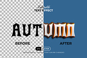 Autumn Text Effect 3D Style, a Layer Style Add-On by Mockmenot (Thumbnail 2 of 2)