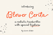 Blower Cerita - a handwritten font, a Handwritten Font by Siwox Studios (Thumbnail 1 of 8)