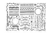 800+ DOODLE ELEMENTS SET, a Templates & Theme by karakotsya (Thumbnail 6 of 24)