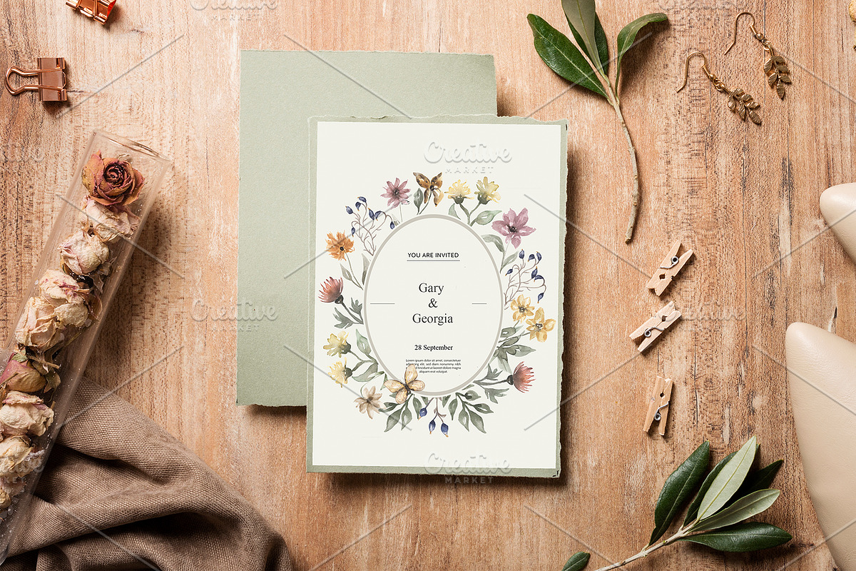 Watercolor Vintage Aesthetic, a Decorative Illustration by MayaNavits (Photo 6 of 15)