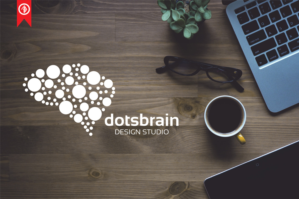 Dots Brain / Creative - Logo Templat, a Branding & Logo Template by Artha Desain (Photo 6 of 6)