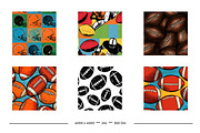 Football in Retro Art Style Patterns, a Pattern Graphic by karenfoleyphoto (Thumbnail 8 of 9)