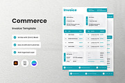 4 Set Commerce Invoice Template, a Print Template by twinstd (Thumbnail 3 of 5)