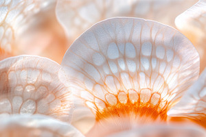Anemone patterns in close-up showcas, a Photo by Dvoevnore photos