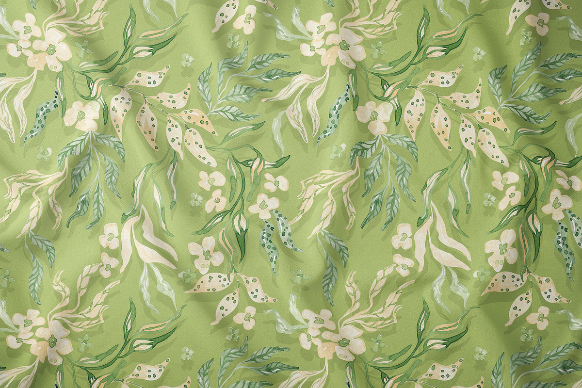 Spring Garden Botanicals Pattern, a Pattern Graphic by SirenaArt (Photo 7 of 18)
