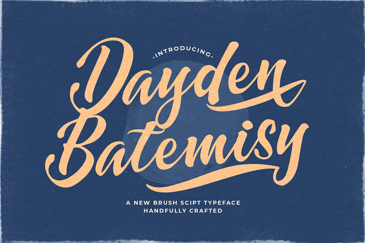 Dayden Batemisy - Brush Script Font, a Script Font by StringLabs (Photo 1 of 11)